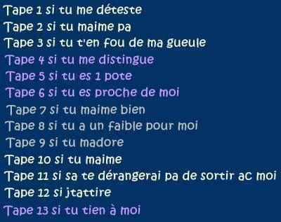 je suis koi pr toi ??????